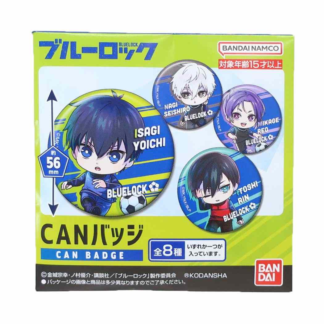ブルーロック 少年マガジン アニメキャラクター 缶バッジ ゆるすた CANバッジ 全8種
