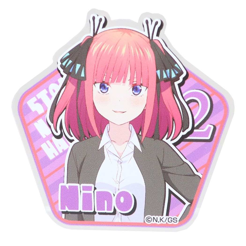 五等分の花嫁 アニメキャラクター 缶バッジ アクリルバッジ 中野 二乃 A