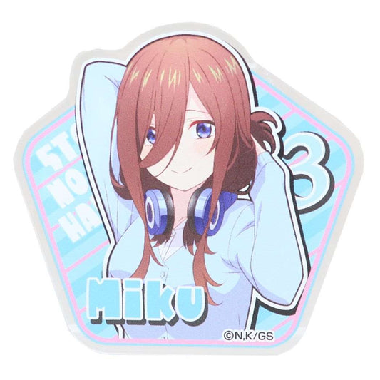 五等分の花嫁 アクリルバッジ 缶バッジ アニメキャラクター 中野 三玖 A