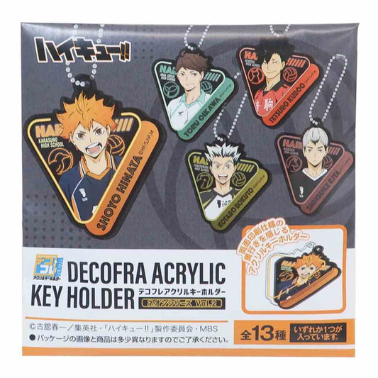 ハイキュー！！ 少年ジャンプ アニメキャラクター キーチェーン デコフレアクリルキーホルダー 全13種 ネオンシリーズVol.2