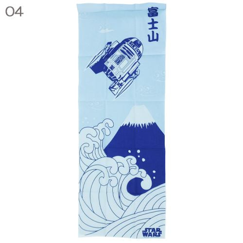 スターウォーズ R2-D2 富士山 和柄てぬぐい STAR WARSジャパニーズタオル シネマコレクション メール便可 プレゼント 男