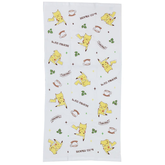 ポケットモンスター キャラクター バスタオル 片面ガーゼプリントコンパクトバスタオル M4814 ピカチュウ ポケモン