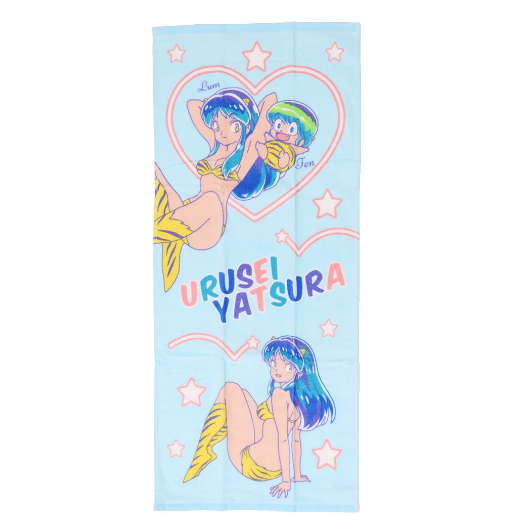 うる星やつら アニメキャラクター フェイスタオル ジャガードタオル