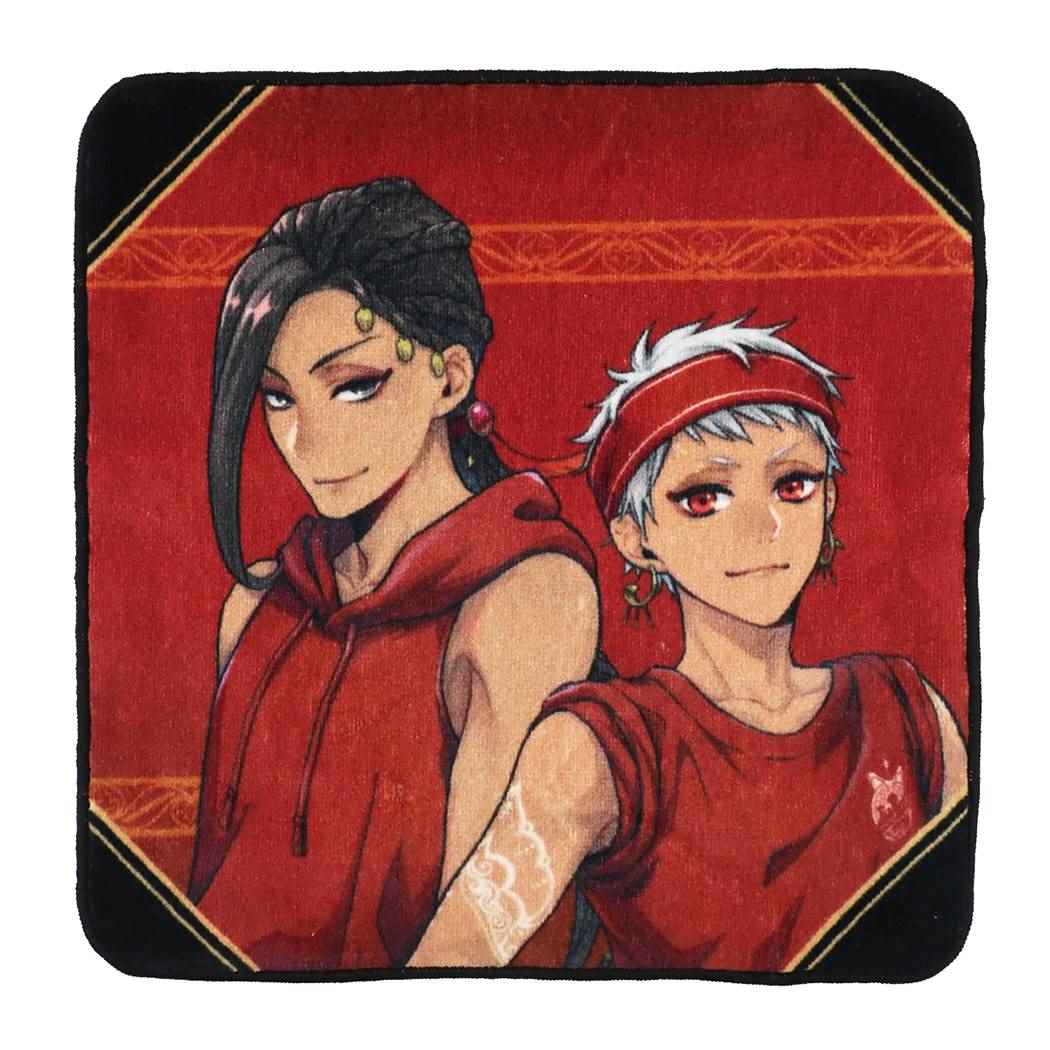 ツイステ グッズ 雑貨 ミニタオル キャラクター スカラビア寮 インクジェット プリント ハンカチタオル プレゼント 男の子