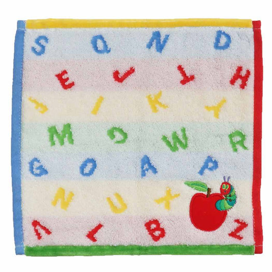 はらぺこあおむし ミニタオル ジャガード ハンカチタオル スタディ エリックカール 林タオル プレゼント 男の子 女の子 ギフト