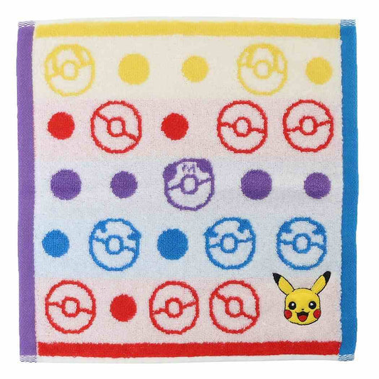 ポケットモンスター ポケモン キャラクター ミニタオル ジャガードハンカチタオル N2006 モンスターボール