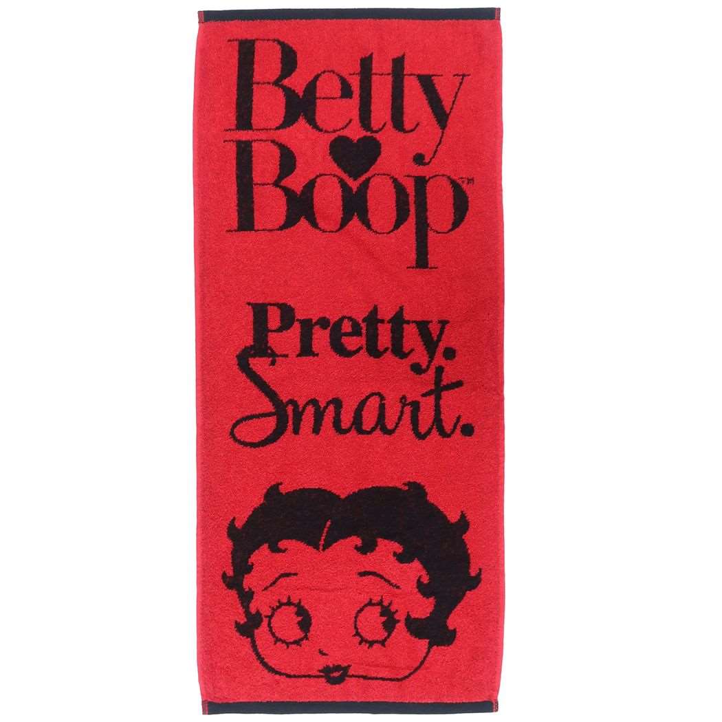 フェイスタオル ベティブープ ジャガード ロングタオル Betty レッドフェイス プチギフト かわいい 女子向け プレゼント 男の子