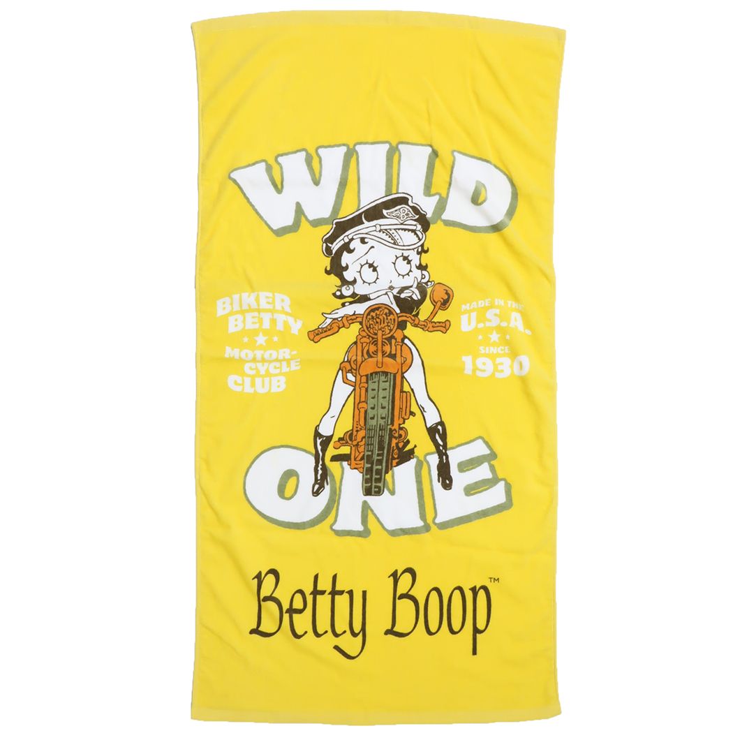 ベティブープ バスタオル プリントビッグタオル ワイルド BETTY BOOP 犬飼タオル