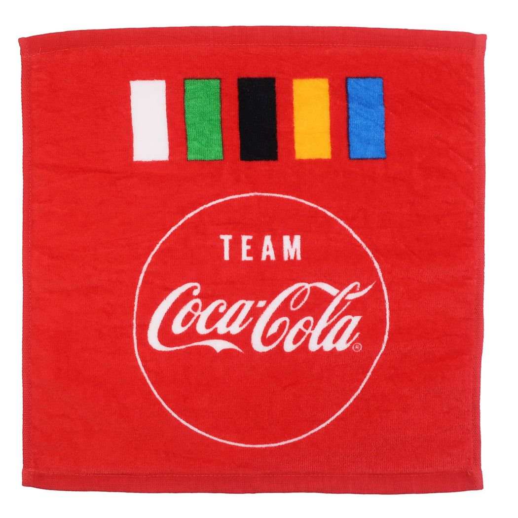 ハンドタオル コカコーラ シャーリング ウォッシュタオル Cola チームCC プチギフト かっこいい 男の子 女の子 プレゼント