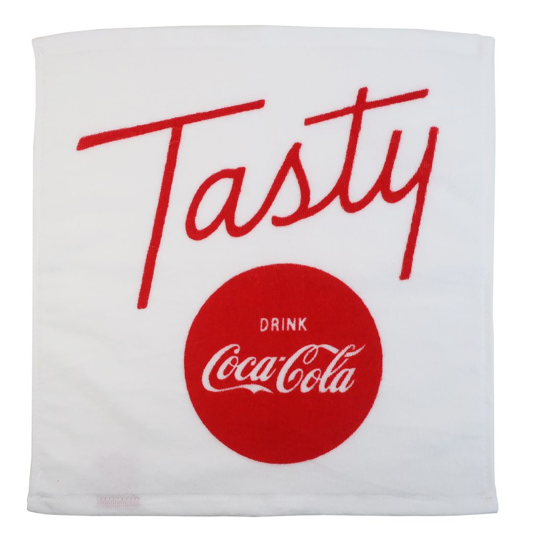 コカコーラ グッズ ハンドタオル Cola キャラクター シャーリング ウォッシュタオル デリシャス プレゼント 男の子 女の子 ギフ