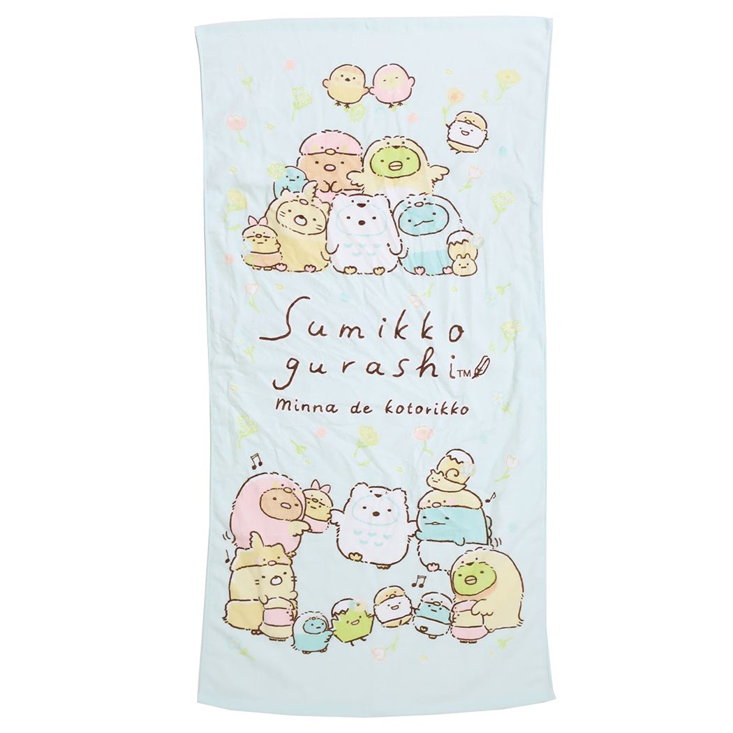 すみっコぐらし グッズ バスタオル キャラクター プリントビッグタオル ことりっコ