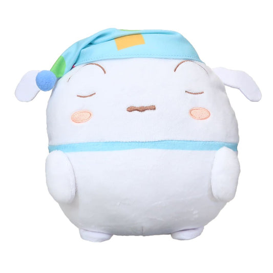クレヨンしんちゃん アニメキャラクター ぬいぐるみ ふわコロりんMsize パジャマシロ すやすやver おそろいパジャマ