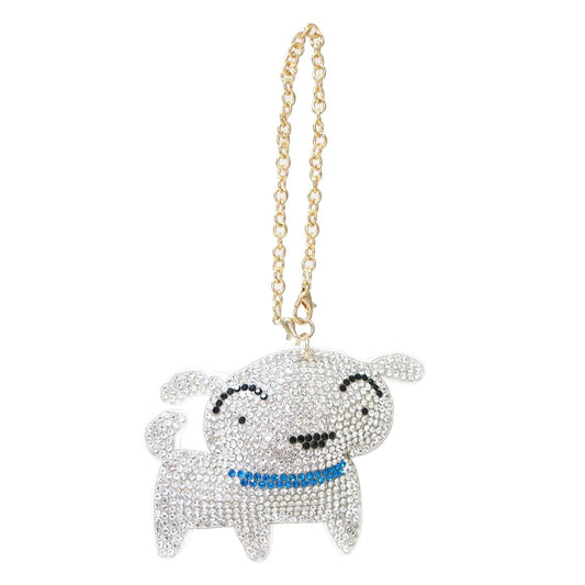 クレヨンしんちゃん アニメキャラクター キーホルダー ジュエリーマスコット シロ