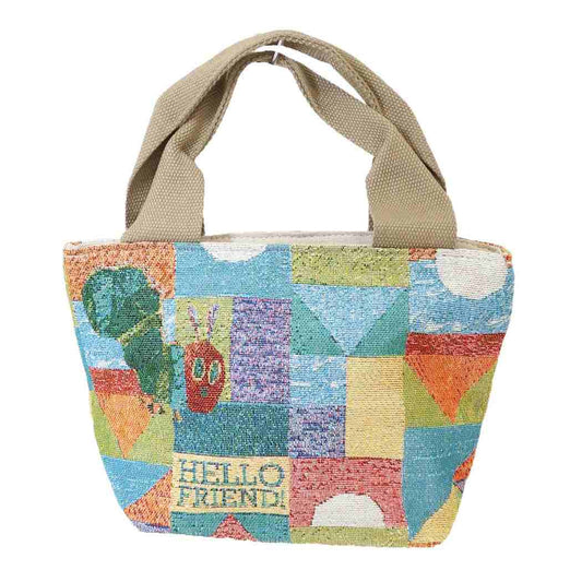 はらぺこあおむし 絵本キャラクター ランチバッグ ゴブラン織りランチトート 積み木 エリックカール