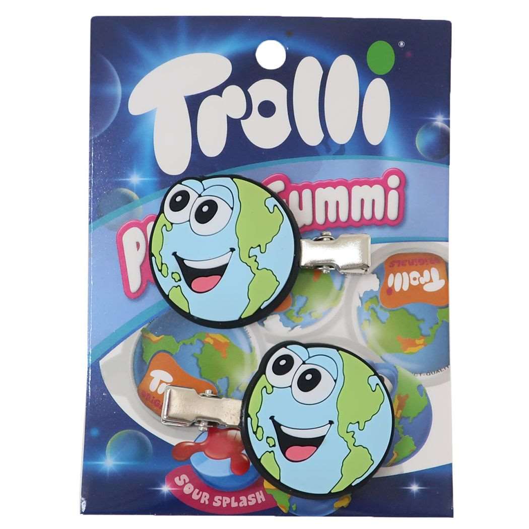 ヘアアクセ Trolli トローリ 前髪クリップ2個セット プラネット お菓子パッケージ アイプランニング