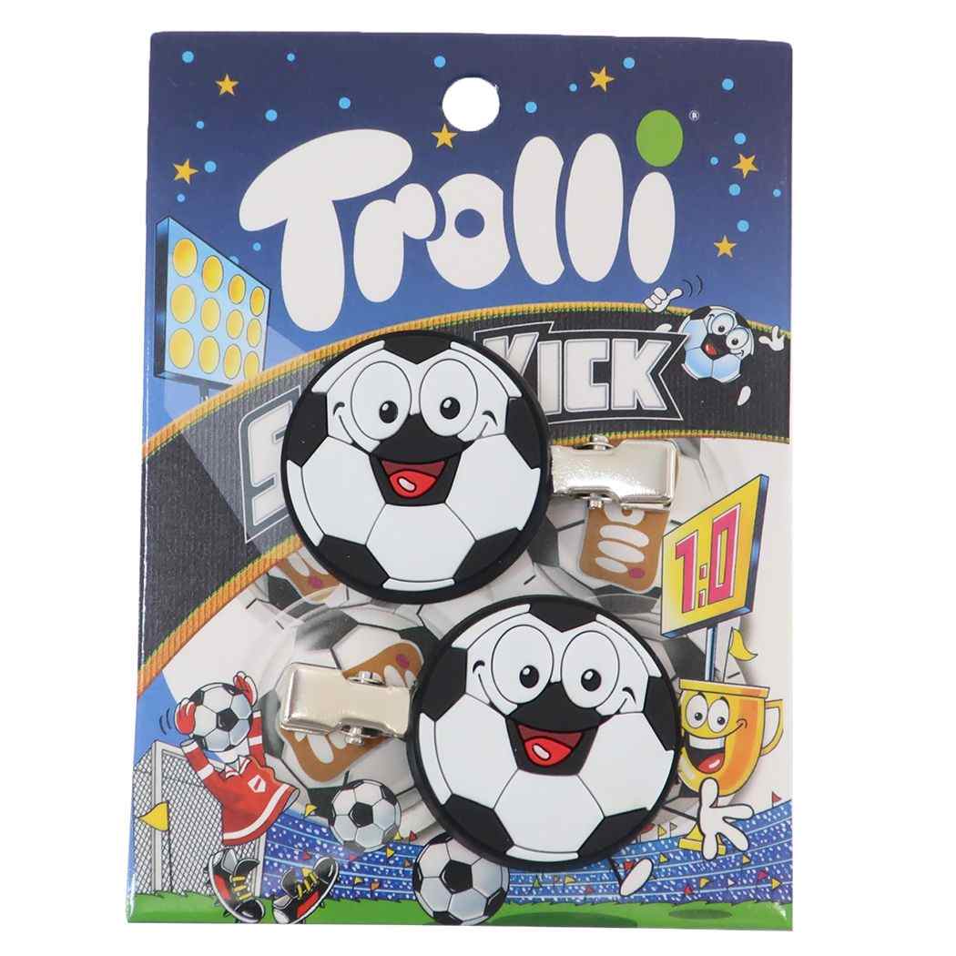 前髪クリップ2個セット Trolli トローリ ヘアアクセ お菓子パッケージ アイプランニング スーパーキック