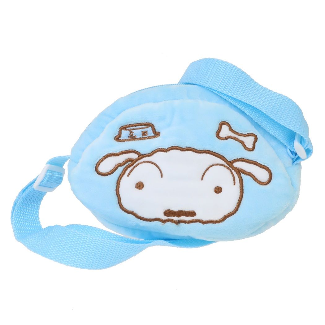 クレヨンしんちゃん キッズショルダーバッグ ボアポシェット シロ