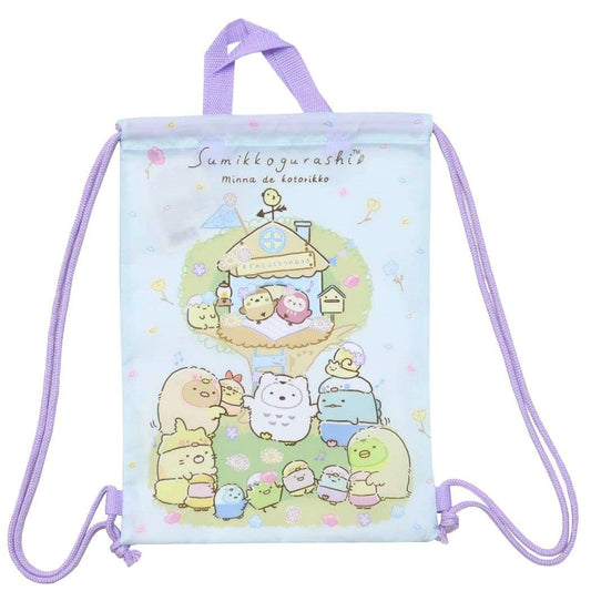すみっコぐらし グッズ ナップシューズバッグ キャラクター 体育館靴入れ プレゼント 男の子 女の子 ギフト