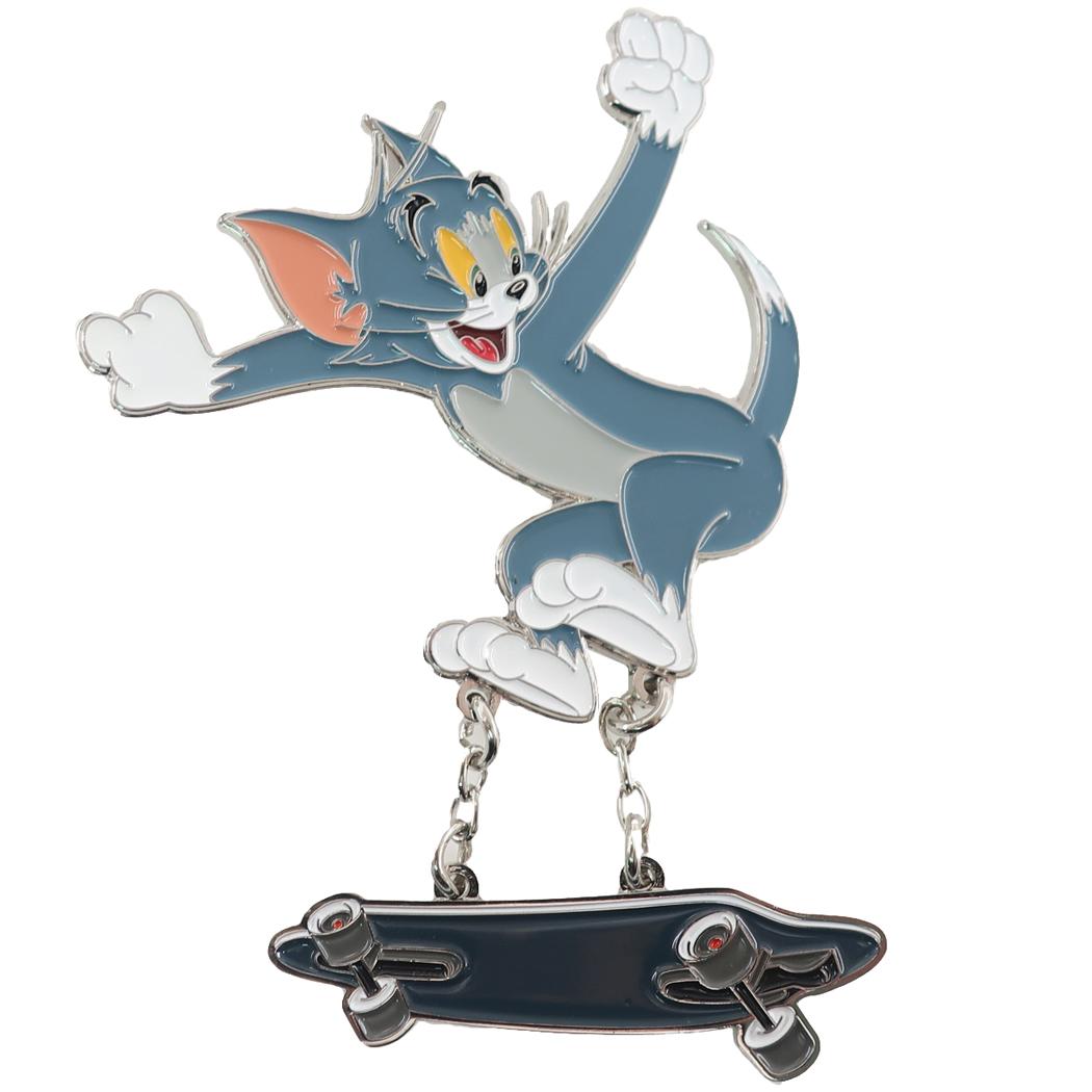 トムとジェリー グッズ ピンバッジ キャラクター ダイカット ゆらゆら ピンズ TOM プレゼント 男の子 女の子 ギフト