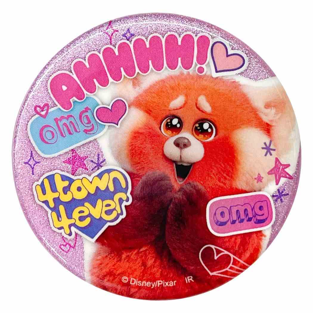 缶バッジ グッズ 私ときどきレッサーパンダ キャラクター カンバッジ プレゼント 男の子 女の子 ギフト