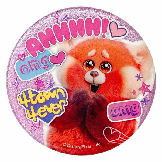 缶バッジ グッズ 私ときどきレッサーパンダ キャラクター カンバッジ プレゼント 男の子 女の子 ギフト
