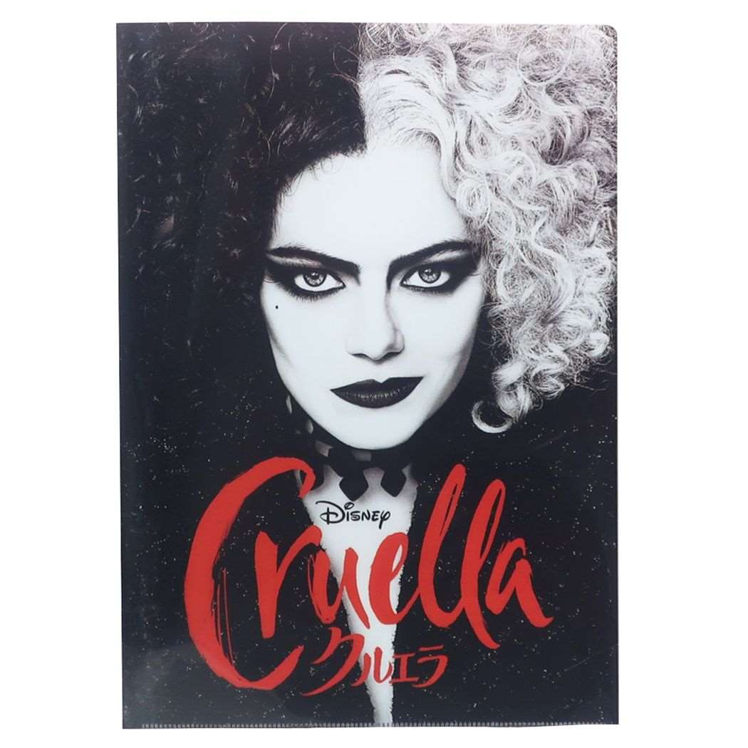 Cruella クルエラ ファイル クリアファイル A4 Wポケット ディズニー キャラクター プレゼント 男の子 女の子 ギフト