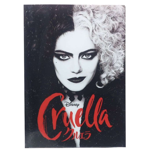Cruella クルエラ ファイル クリアファイル A4 Wポケット ディズニー キャラクター プレゼント 男の子 女の子 ギフト