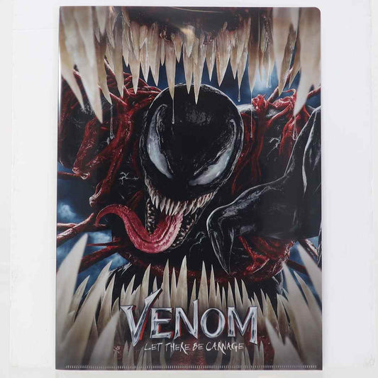 ヴェノム2 レットゼアビーカーネイジ キャラクター Wポケット A4 クリアファイル ポケットファイル マーベル グッズ プレゼント