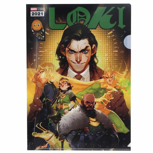 ロキ LOKI マーベル MARVEL キャラクター A4 シングル クリアファイル クリアフォルダー インロック プレゼント 男の子