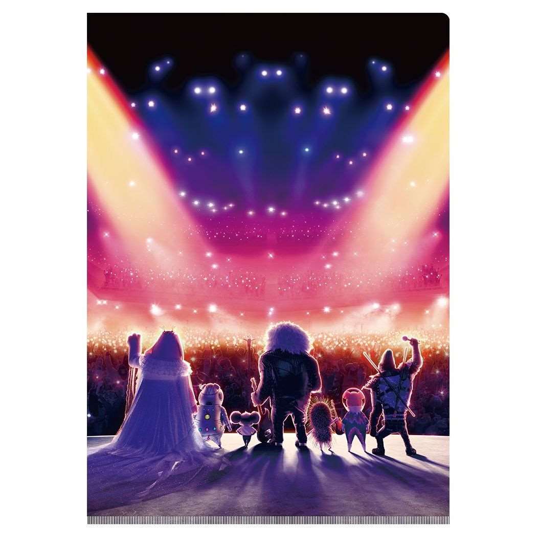 SING シング ネクストステージ 映画 キャラクター ポケットファイル WポケットA4クリアファイル プレゼント 男の子 女の子 ギ