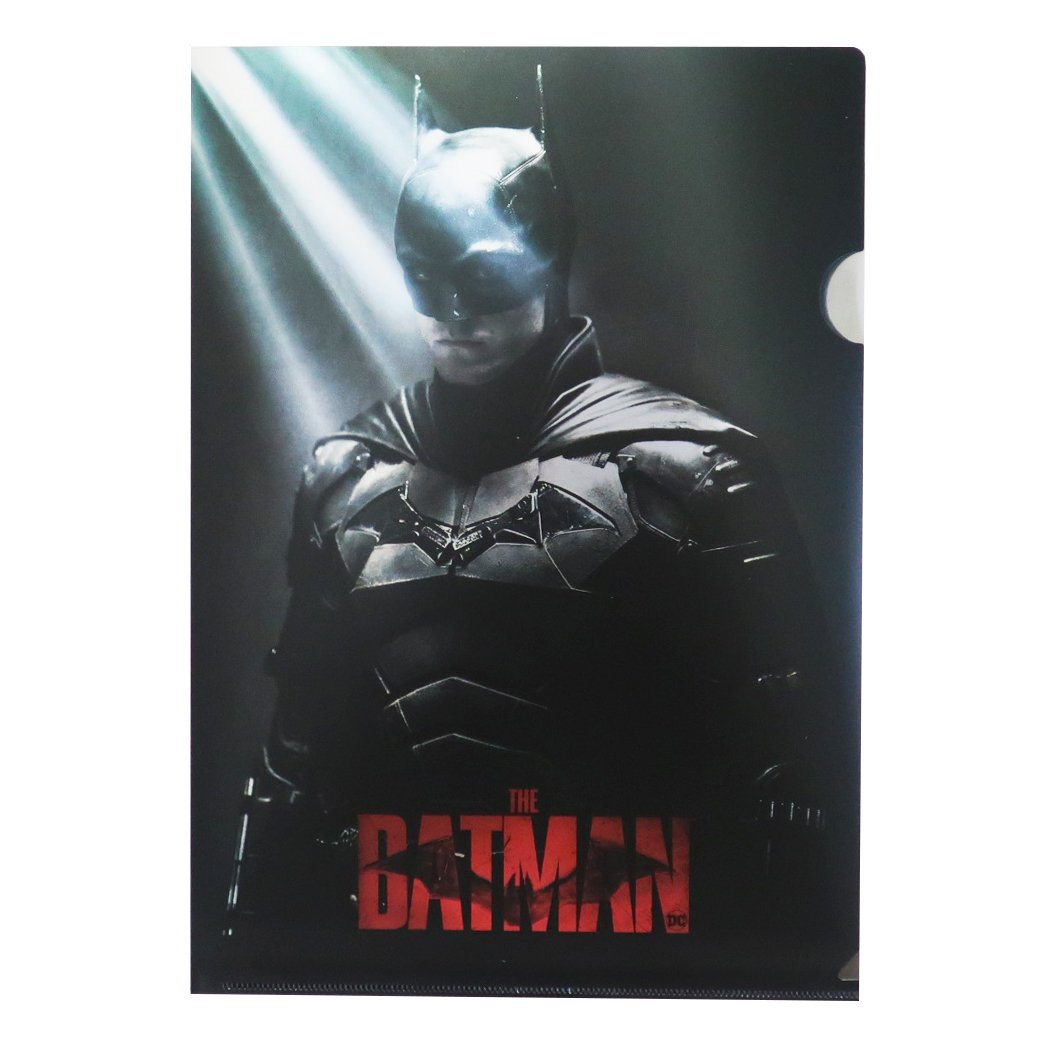 THE BATMAN ザ バットマン A4 シングル メタリック クリアファイル クリアフォルダー DCコミック プレゼント 男の子