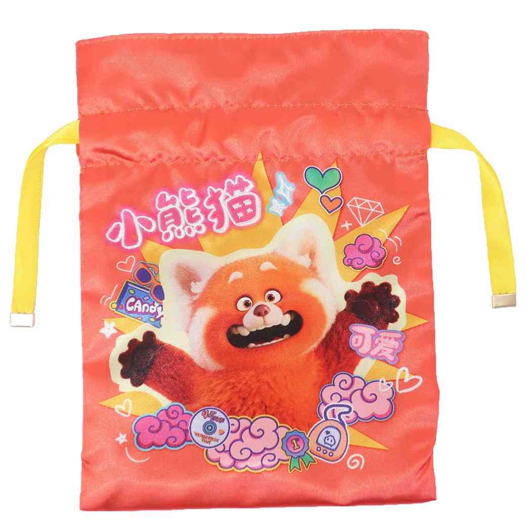 私ときどきレッサーパンダ リボン きんちゃくポーチ 巾着袋 ディズニー プレゼント 男の子 女の子 ギフト