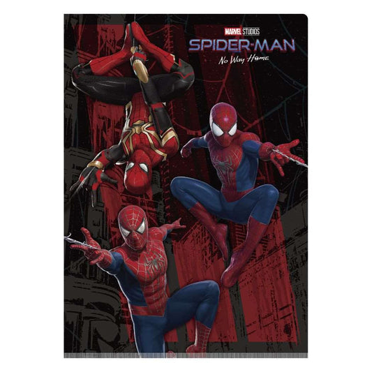 スパイダーマン ノーウェイ ホーム MARVEL キャラクター ポケットファイル Wポケット A4 クリアファイル C プレゼント 男