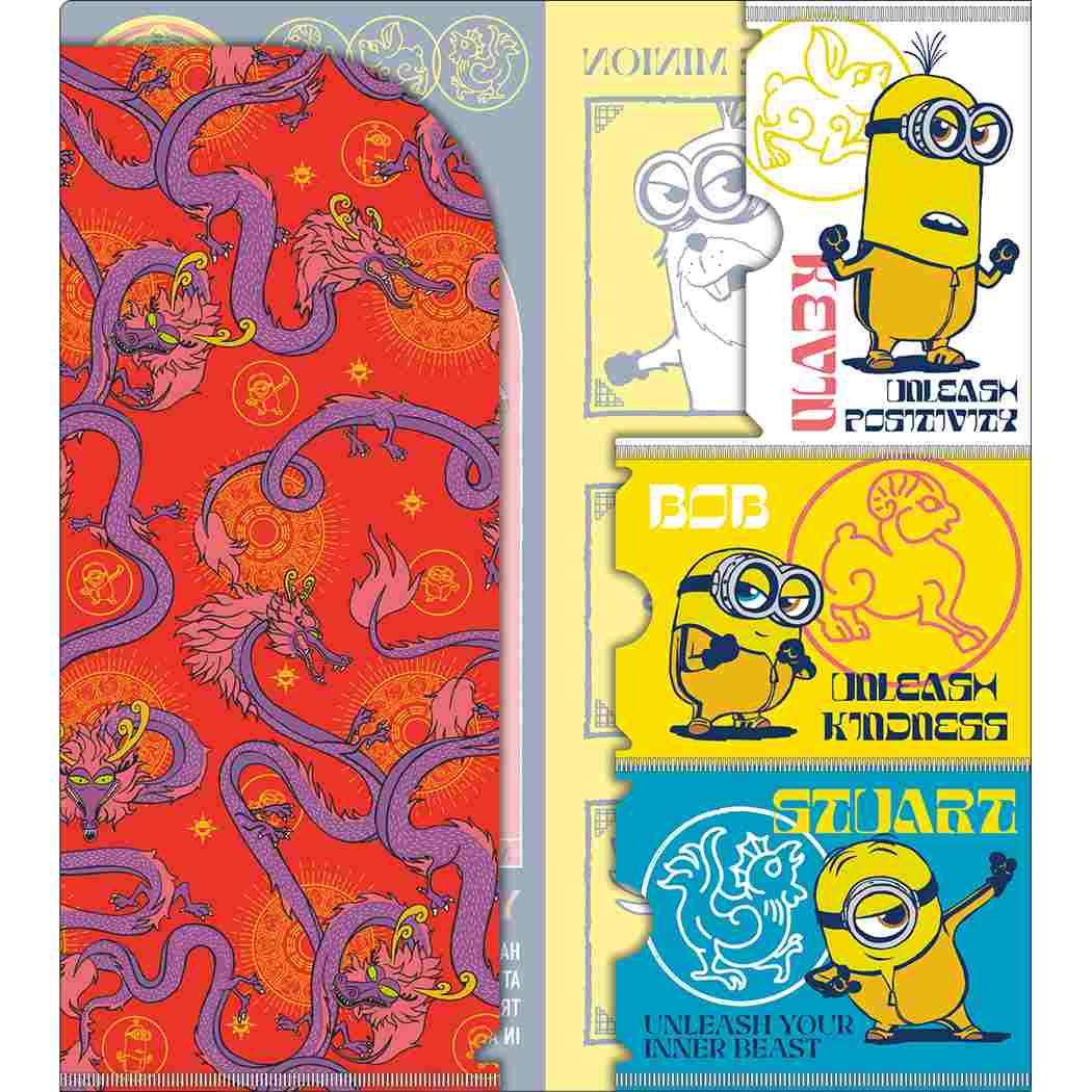 ミニオンズ フィーバー ユニバーサル映画 キャラクター ミニクリアファイル チケットホルダー プレゼント 男の子 女の子 ギフト