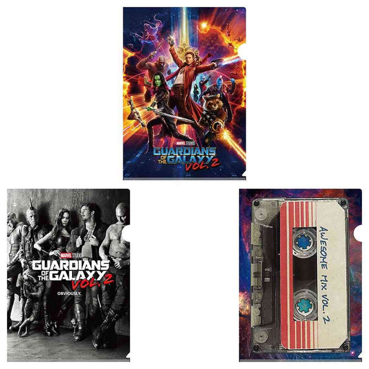 ガーディアンズオブギャラクシー ：リミックス MARVEL キャラクター クリアフォルダー クリアファイルセット シングル 3枚セット