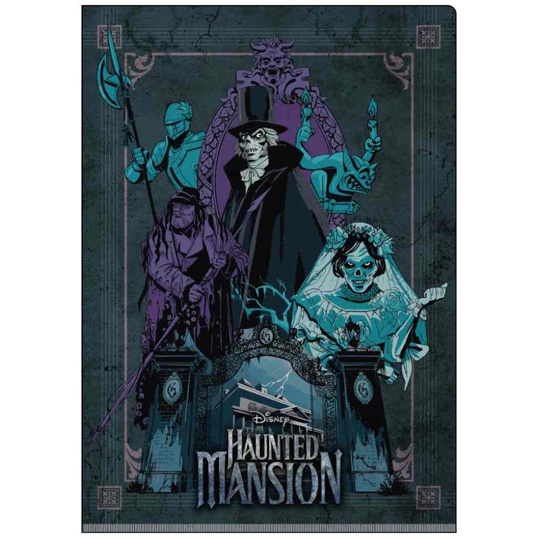 ポケットファイル ホーンテッドマンション Wポケットクリアファイル A4 Hauntedmansion