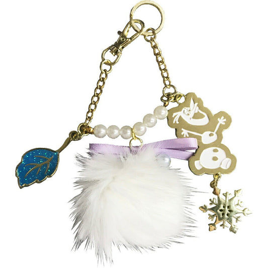 キーホルダー アナと雪の女王2 ボンボン付き バッグチャーム ディズニー インロック プレゼント 男の子 女の子 ギフト