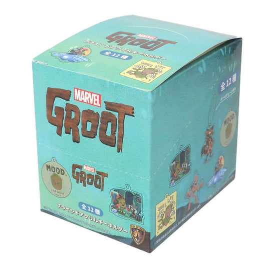 キーチェーン グルート GROOT ブラインドアクリルキーホルダー全12種 12個入セット MARVEL インロック