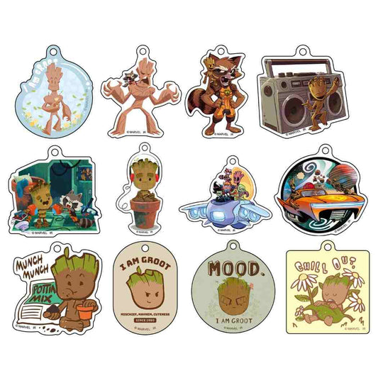 キーチェーン グルート GROOT ブラインドアクリルキーホルダー全12種 MARVEL コレクション雑貨