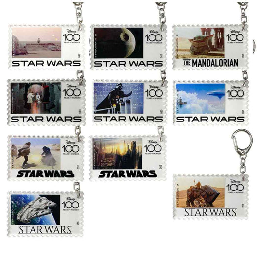 スターウォーズ STAR WARS キャラクター キーリング ブラインドアクリルキーホルダー 全10種 D100