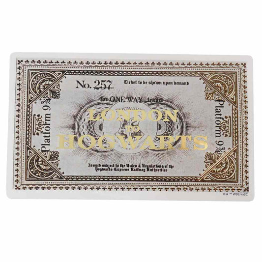 ハリーポッター 映画キャラクター 箔押し ステッカー ビッグ シール ホグワーツ特急チケット プレゼント 男の子 女の子 ギフト