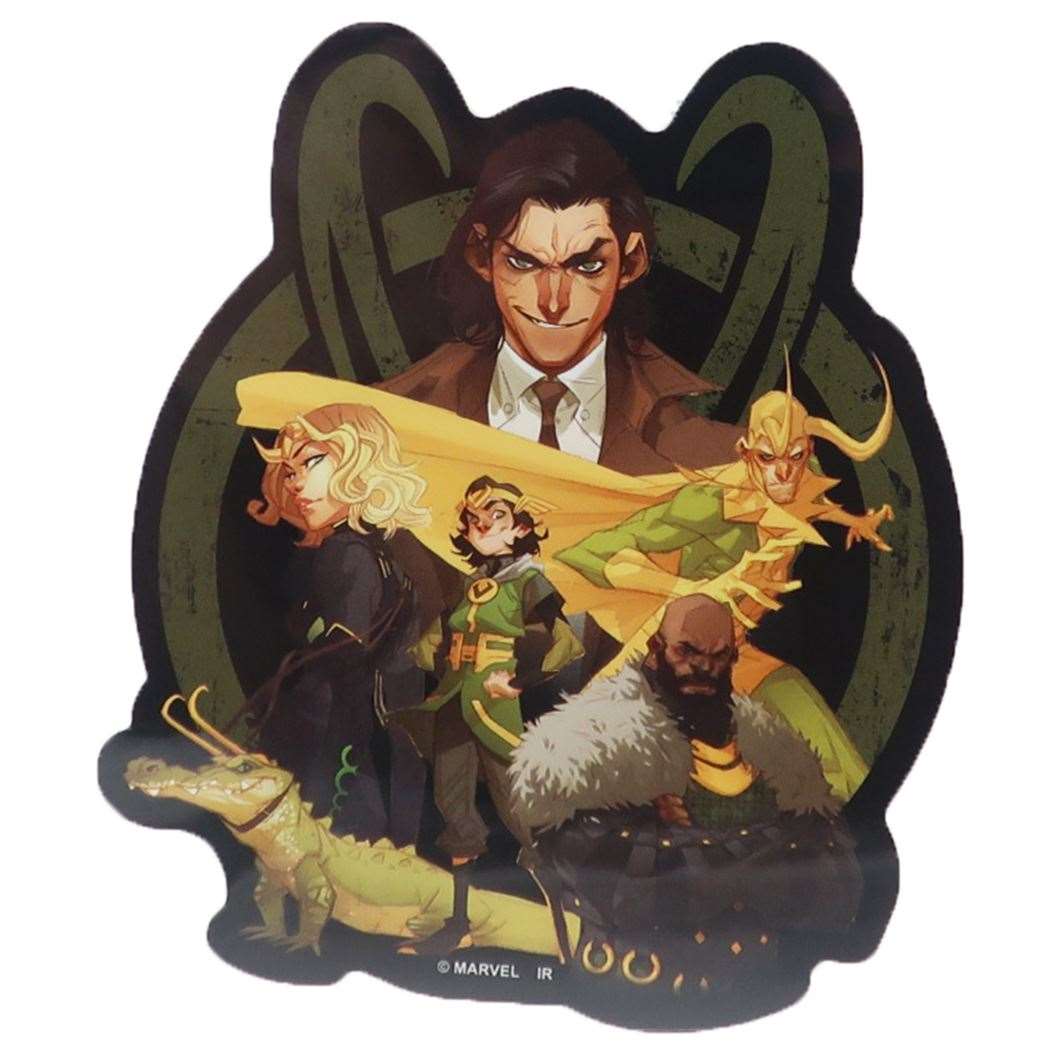 ロキ LOKI ビッグ シール ダイカット ステッカー Hタイプ マーベル インロック コレクション雑貨 プレゼント 男の子 女の子