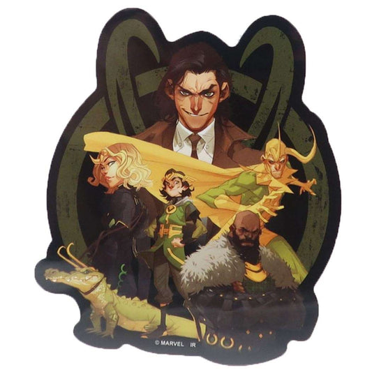 ロキ LOKI ビッグ シール ダイカット ステッカー Hタイプ マーベル インロック コレクション雑貨 プレゼント 男の子 女の子