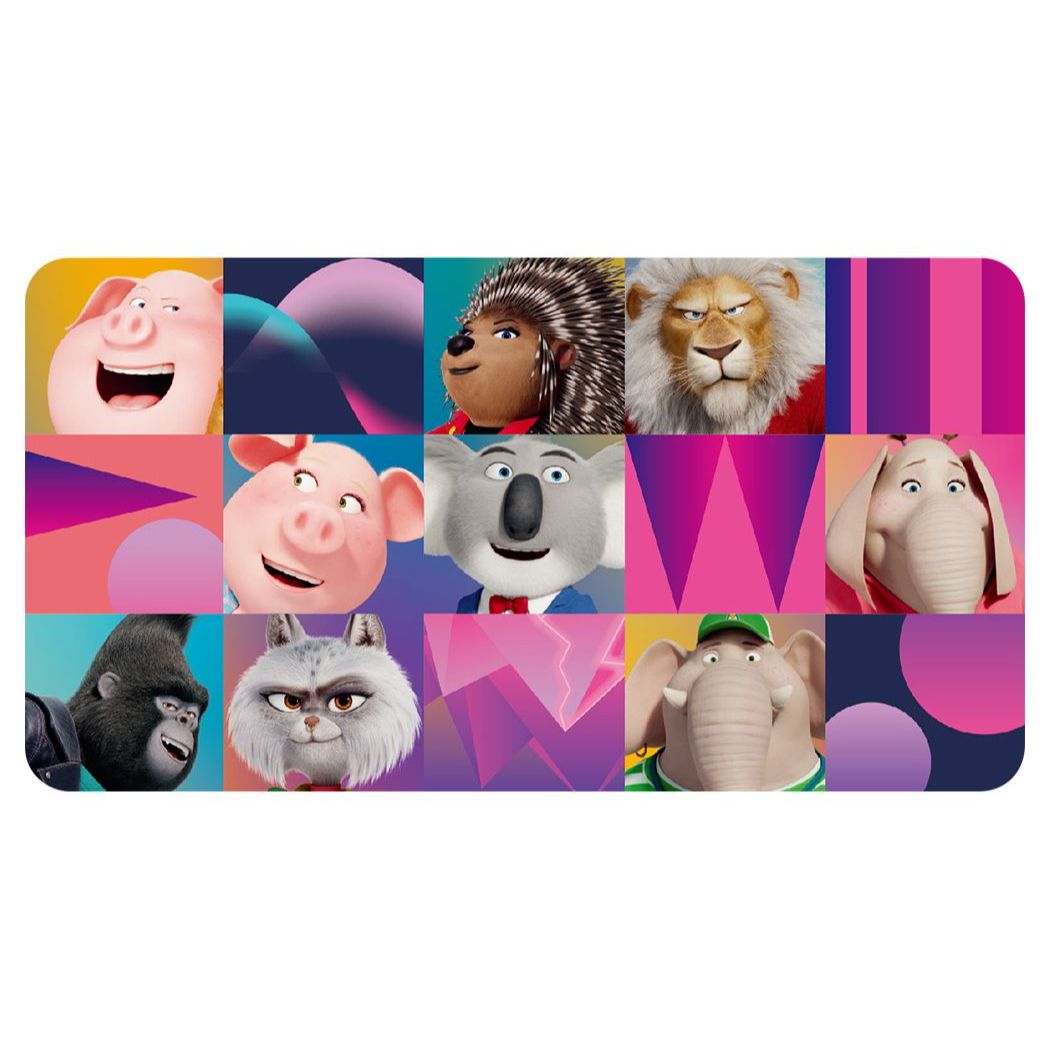 SING シング ネクストステージ グッズ ビッグ シール 映画 キャラクター チェンジングステッカー プレゼント 男の子 女の子 ギ