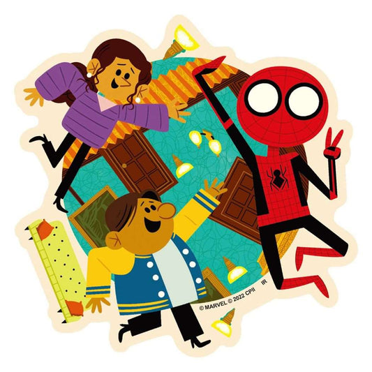 スパイダーマン ノーウェイ ホーム ダイカットステッカー ビッグ シール イラストB MARVEL プレゼント 男の子 女の子 ギフト