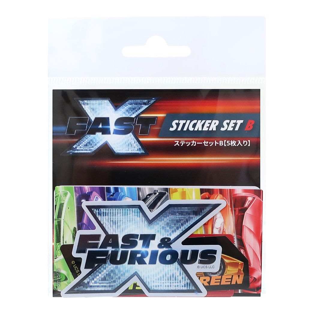 ワイルドスピード ファイヤーブースト 映画 ダイカットシール ステッカーセット B