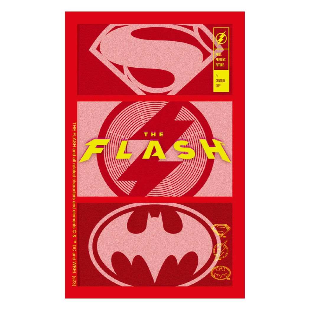ザ フラッシュ グッズ ダイカットシール DCコミック 映画キャラクター メタリックステッカー