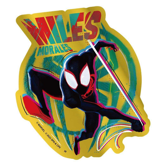 スパイダーマン：アクロス ザ スパイダーバース ダイカットシール メタリックステッカー SPIDER-MAN MARVEL