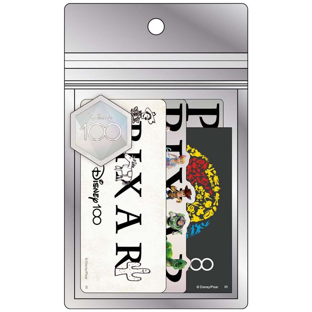 Disney100PIXAR ステッカー4枚セット ディズニー A