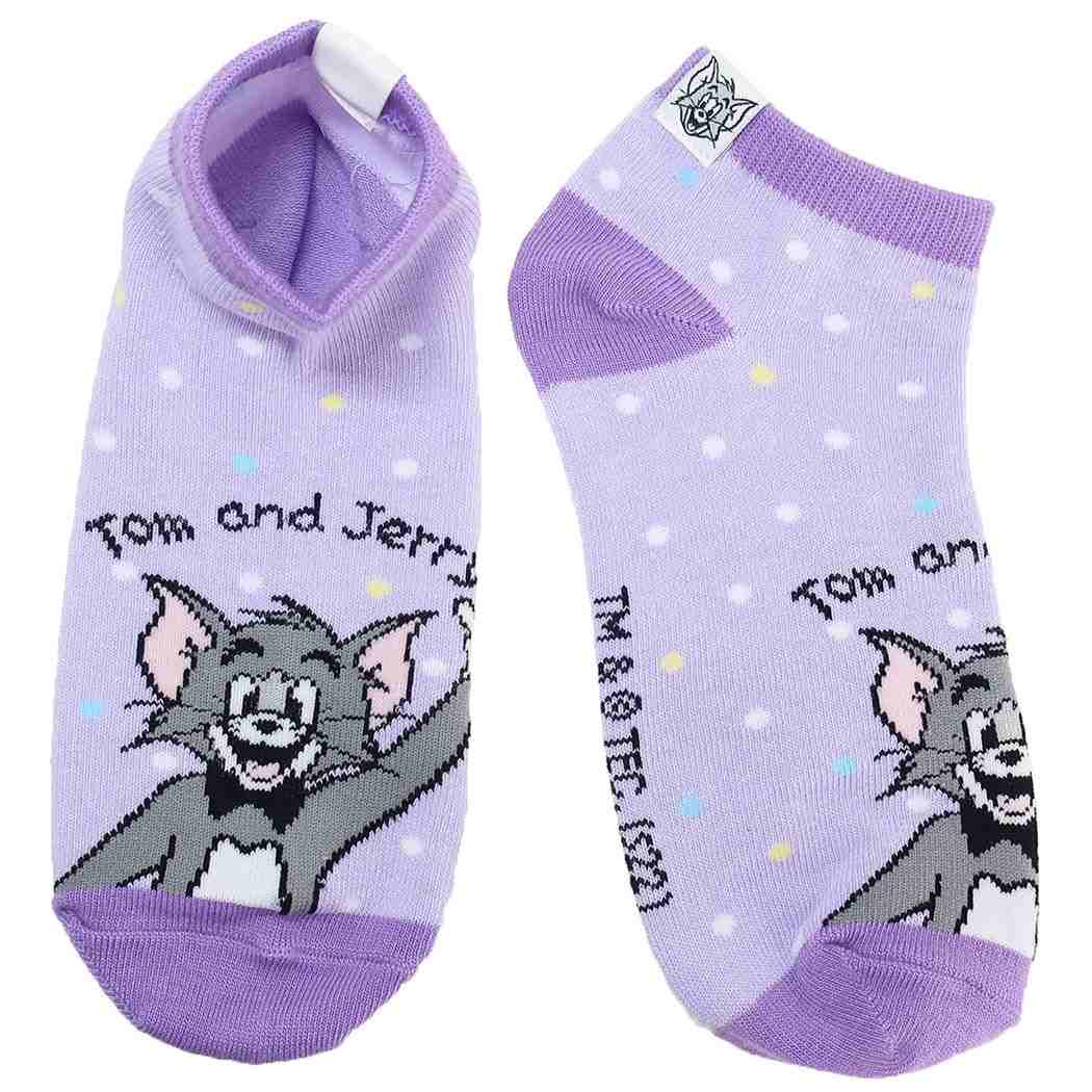トムとジェリー グッズ 女性用靴下 ワーナーブラザース キャラクター タグ付きレディースソックス プレゼント 男の子 女の子 ギフト